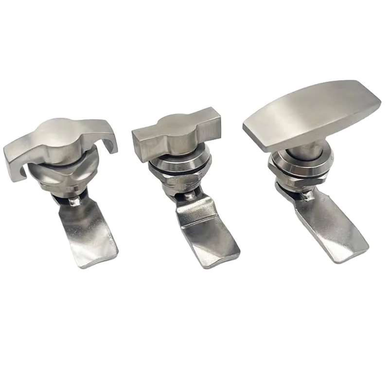 Stainless steel MS705 MS714 MS408 Tight-Hold Wing-Handle Padlockable Cam Latches for Distribution box Communication cabinet