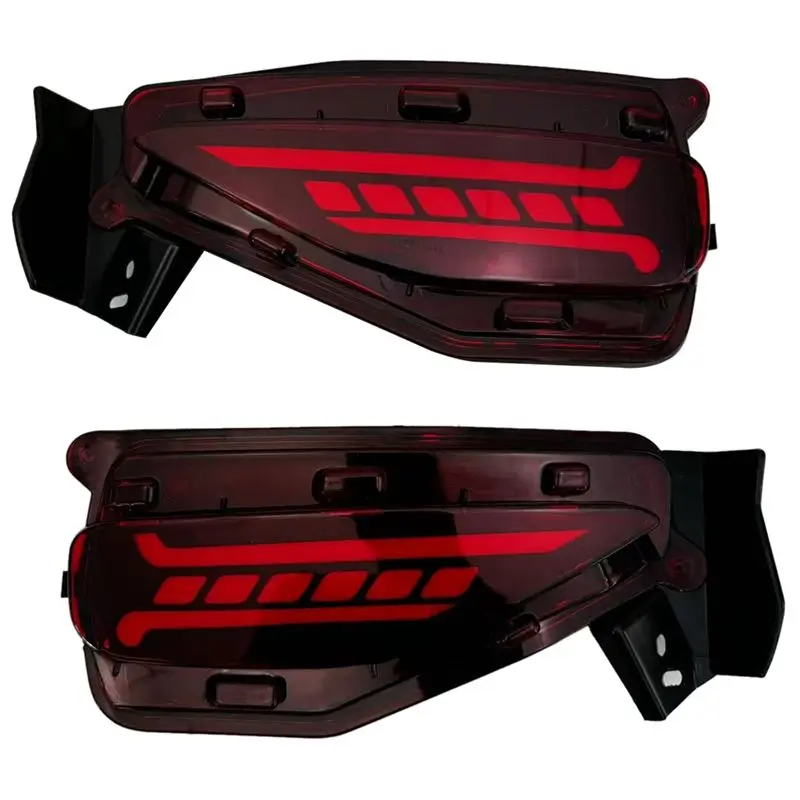 

Strict For Toyota Fortuner 2015-2019 Car LED Rear Bumper Light Reflector Fog Brake Lamp Dynamic Turn Signal Light