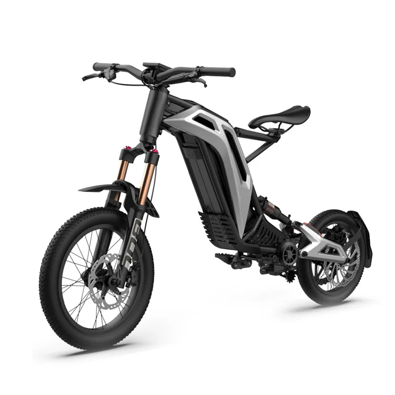 New Design 18inch Folding E Motocross Bike 70KM Long Mileage With 48V 25Ah Bettery Fat Tire Ebike Electric Bike For Adult