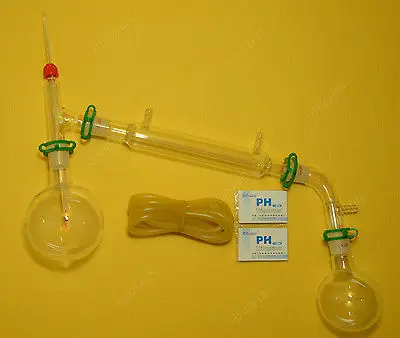 

500ml,24/29,Glass Distillation Apparatus,Laboratory Chemistry Glassware Kit