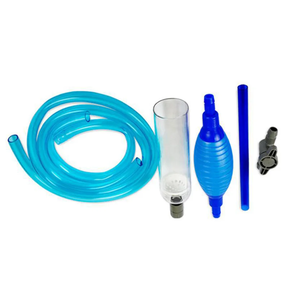 

Aquarium Water Changer 2.7M Hose Pump Fish Tank Cleaner Gravel Sand Waste Removal System Nozzle Controller 5-40 Gallon Tanks