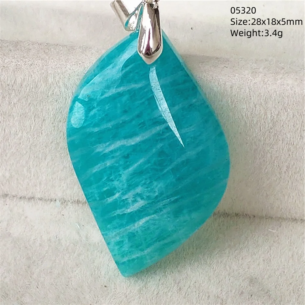 

Genuine Natural Green Amazonite Water Drop Pendant Rare Stone Jewelry Women Men Blue Amazonite Necklace Oval Jewelry AAAAAA