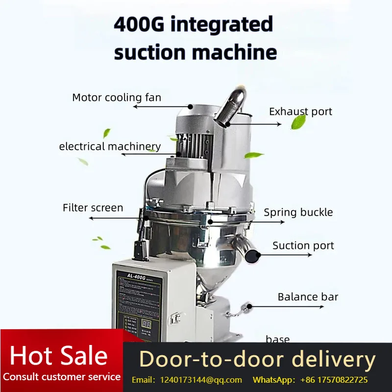 

400G Small Automatic Suction Machine Feeder: Plastic Particle Vacuum Feeding Machine for Long-Distance Powder Conveying Suction