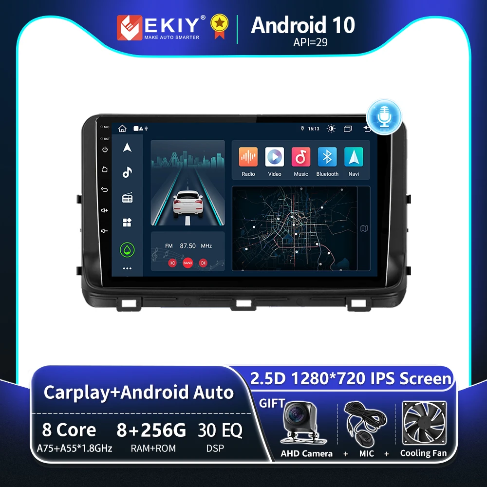 

EKIY T8 For Kia Ceed ED 2006 - 2012 Car Radio Multimedia Video Player Navigator GPS Android Auto Carplay BT No 2 Din DVD