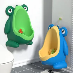 Cute Frog Potty Training Urinal Boy With Fun Aiming Target, Toilet Urinal Trainer, Children Stand Vertical Pee Infant Toddler