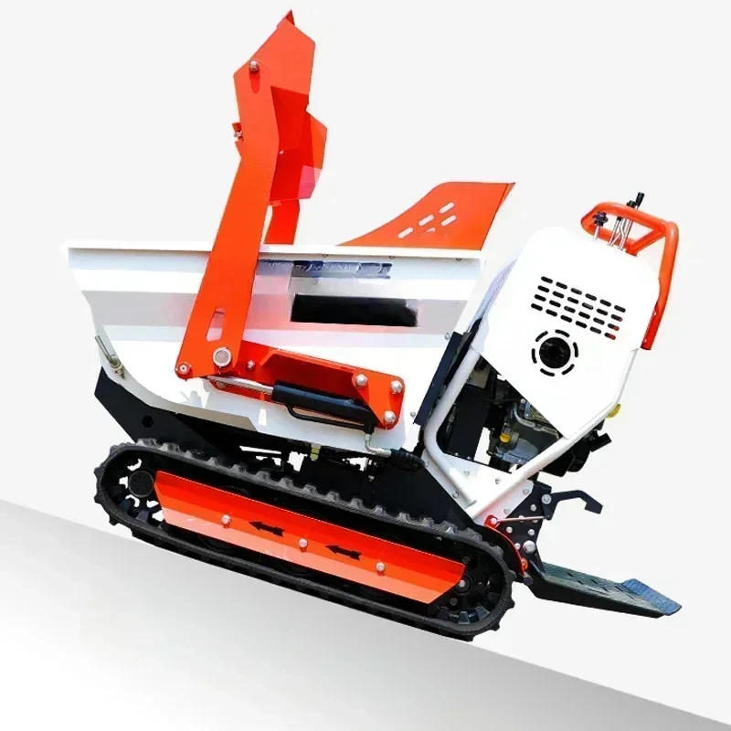 Automatic Manual Tracked Hydraulic Dump Transporter Multifunctional Crawler Dumper Truck