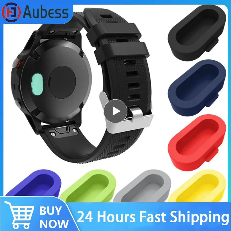 Lot Silicone Dustproof Protective Plugs Caps For Garmin Swim 2 Instinct 2/2S Enduro Venu Smart Watch Anti-Dust Protectors