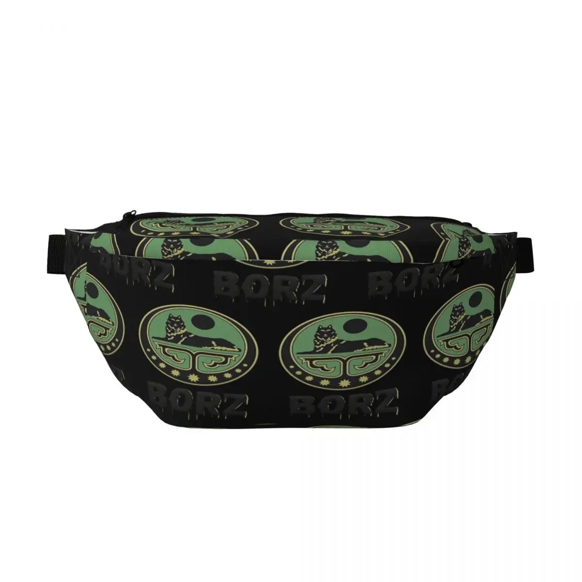 

Сумка-бананка через плечо Chechen Borz для мужчин и женщин, регулируемая поясная сумка для путешествий, бега, хранения денег и телефона, нагрудная сумка