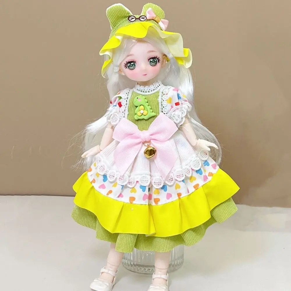 หลายเคลื่อนย้ายได้ 30 ซม.Bjd ตุ๊กตาของเล่นที่ถอดออกได้ตุ๊กตา Ball-julated สาว DIY แต่งตัวของเล่นตุ๊กตา BJD ดวงตาที่น่าสนใจ