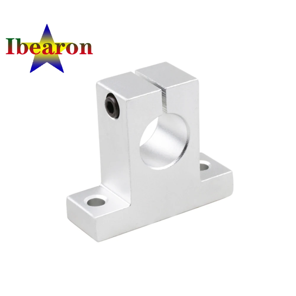 1PCS SK20 Aluminum Linear Rod Rail Horizontal Shaft Support For CNC Router XYZ Table 3D Printer Parts