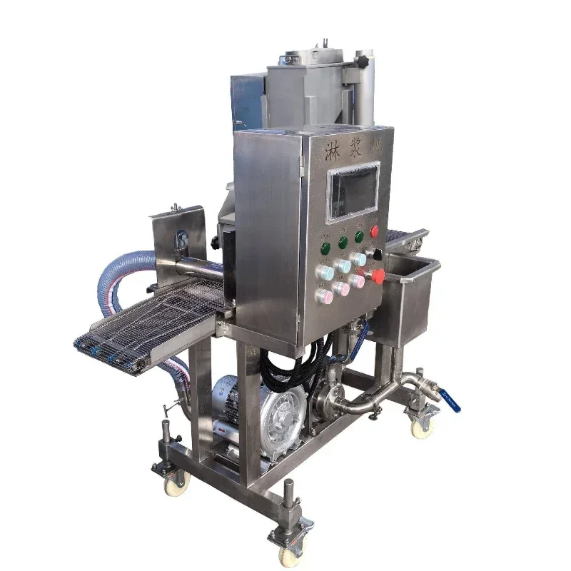Cod cake sizing and leaching equipment, shrimp balls, potato cakes, lotus root slices, commercial automatic stainless steel