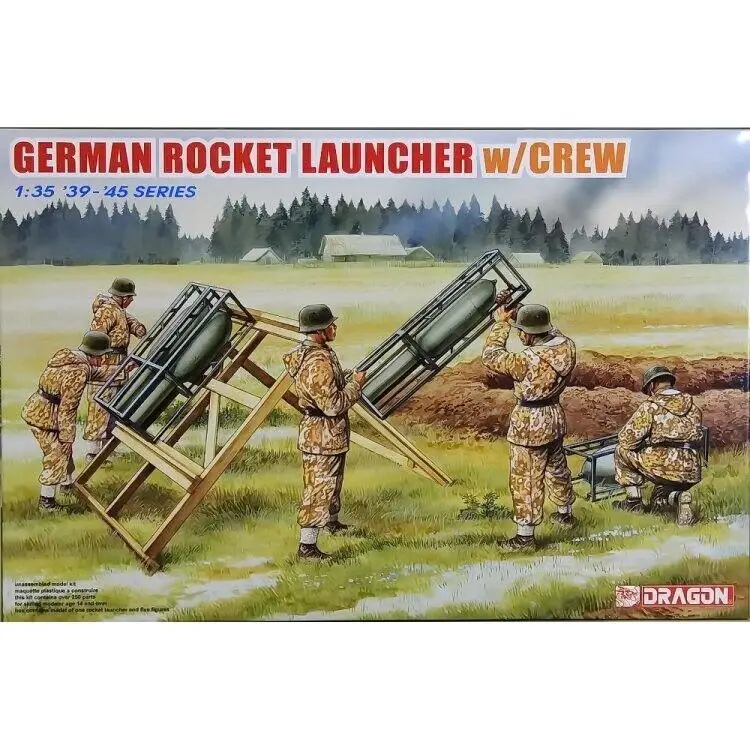 

Dragon 6509 1/35 German Rocket Launcher & Crew Military Vehicle model