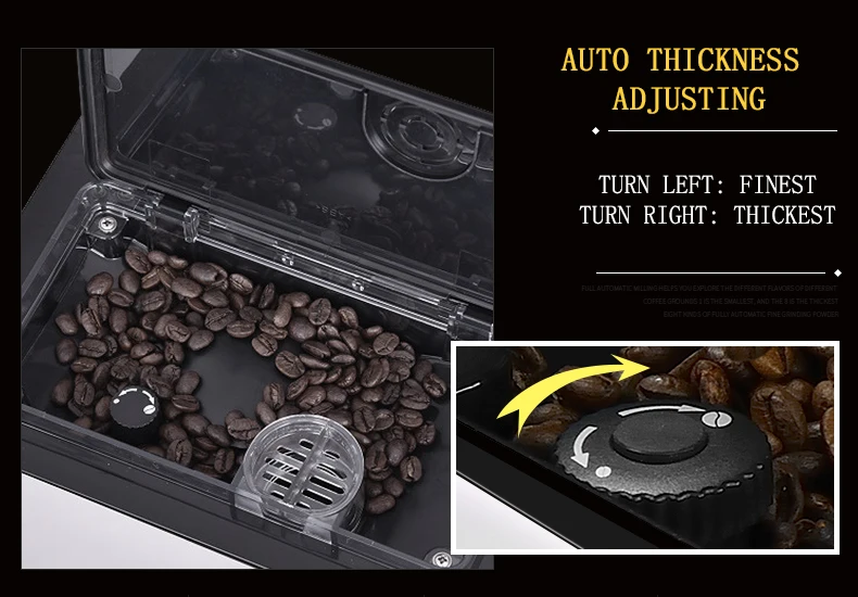 One-Touch Fully Automatic Integrated Portable Espresso Coffee Machine, Suitable for Home and Commercial Coffee Shop Use