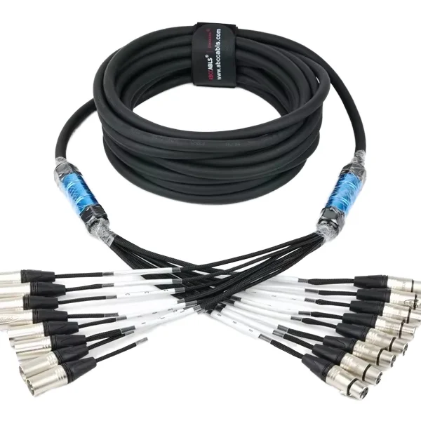 

30M Multi-channel 12 Channel XLR 3pin Male to Female Audio Cable PVC OFC Microphone Cable Snake Cable