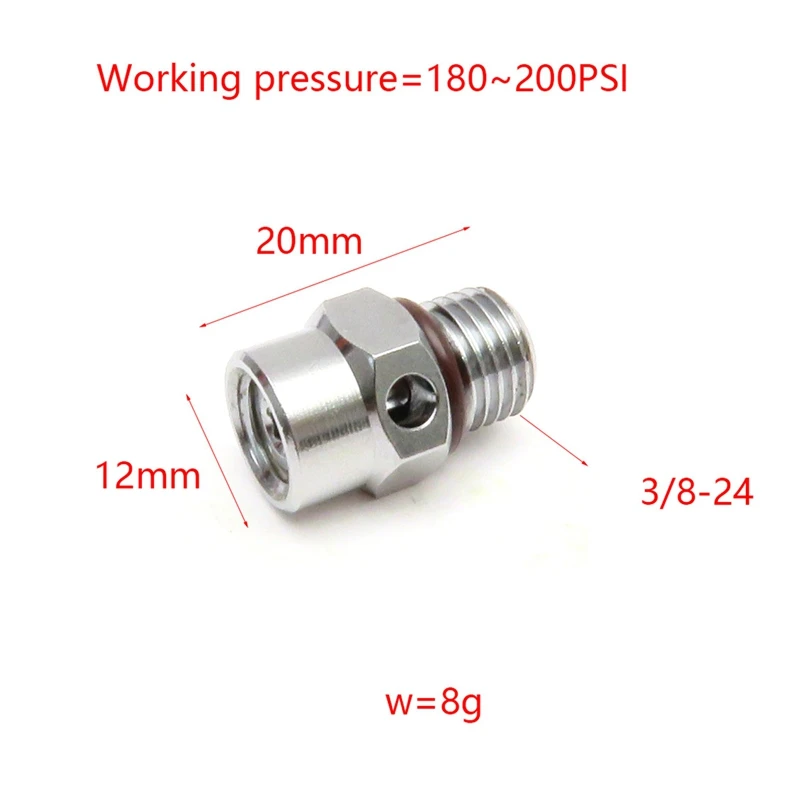 Technical Scuba Diving First Stage Over Pressure Relief Valve Replacement Parts Accessories 180-200PSI