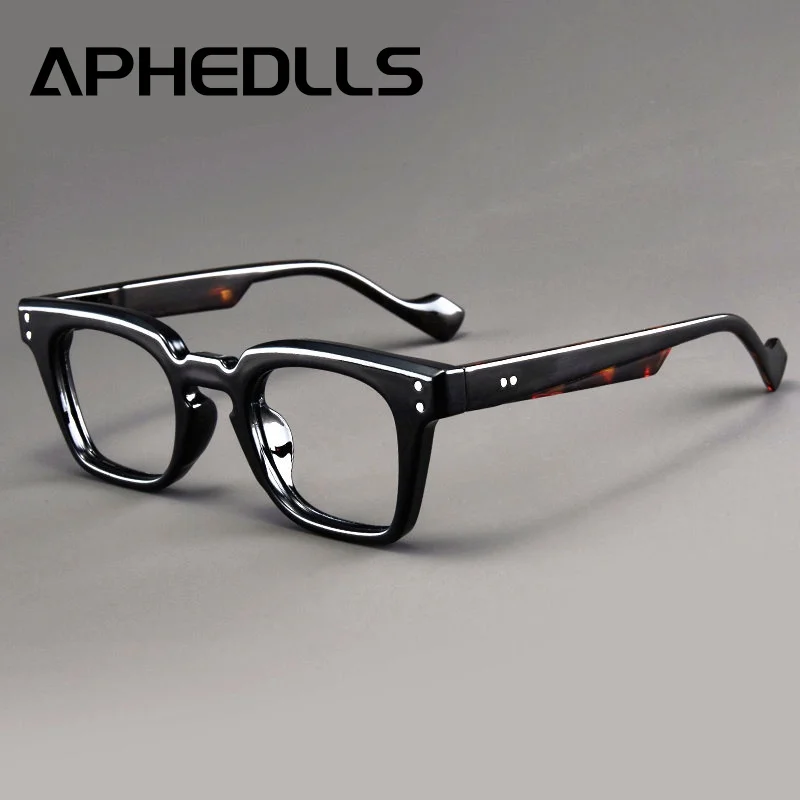 

European and American Fashion New Square Glasses Frame Large Frame Anti-Blue Light Glasses Trendy Men's and Women's Sunglasses