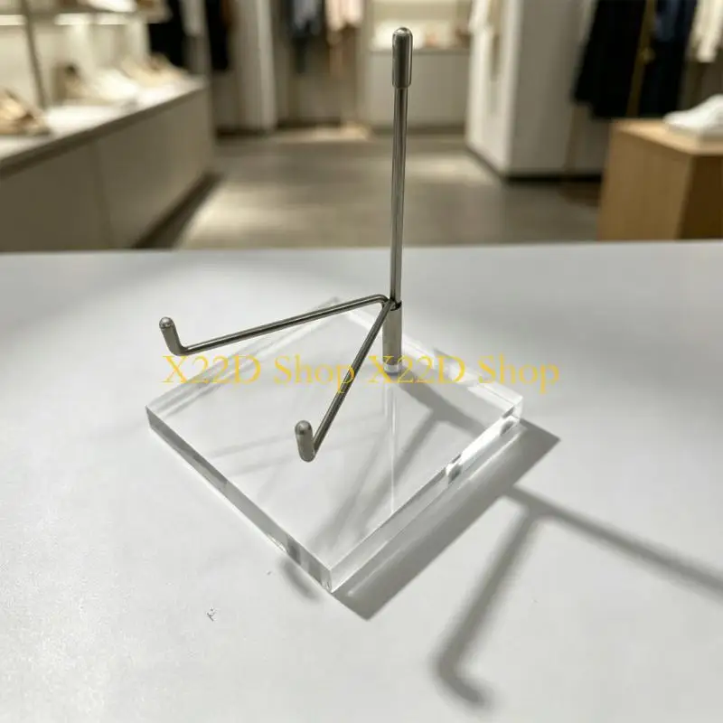 X22D Clear Acrylic Collection Stands for Mineral Organization