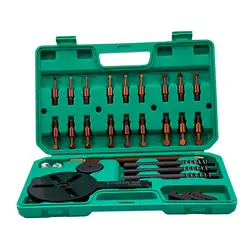 18 in 1 Bearing Puller Set Professional Accessories with Portable Storage Case High Strength Carbon Steel Bearing Separator Set