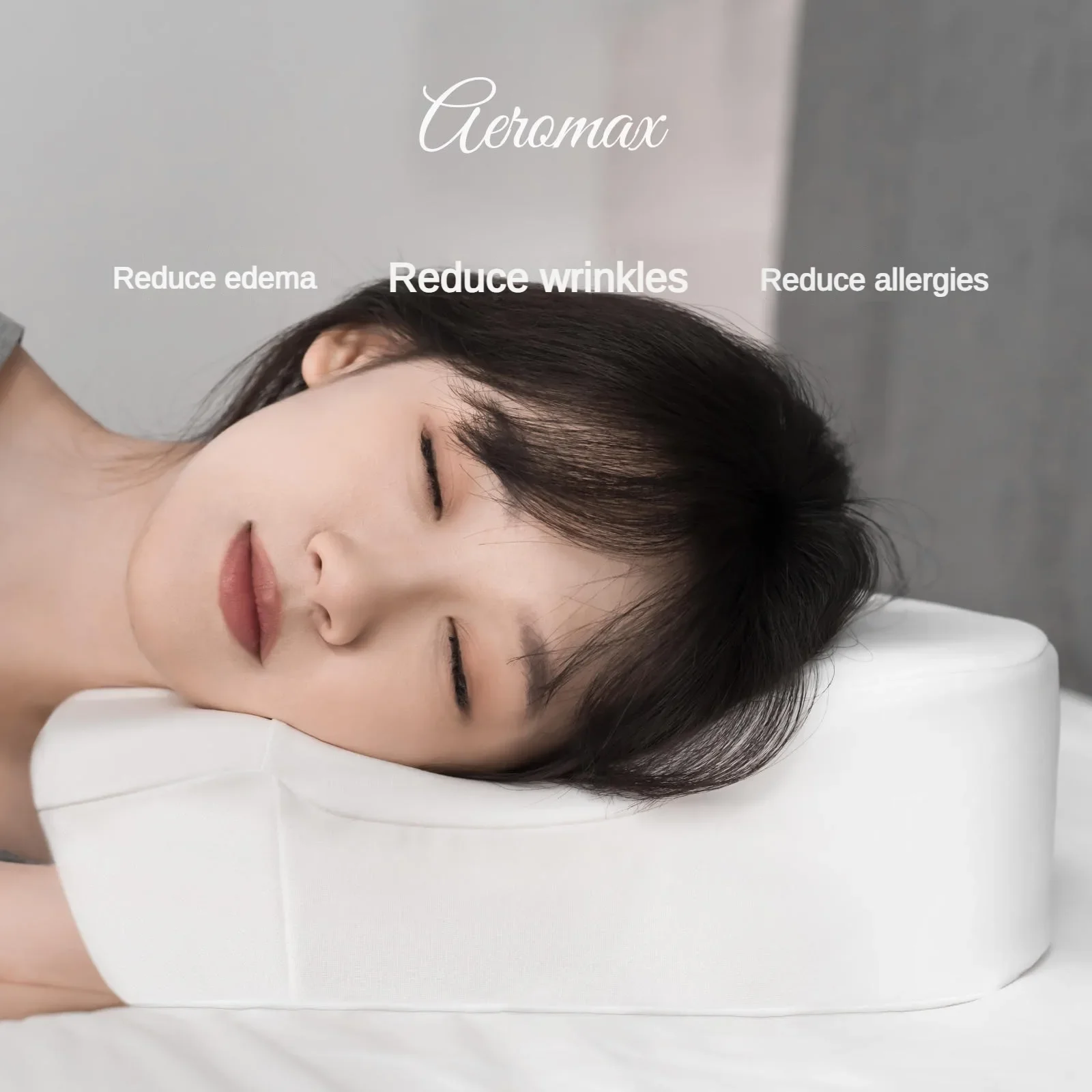 

Side Sleeper Pillow for Neck and Shoulder Pain Wrinkle Prevention - Beauty Pillow for Anti Wrinkle & Anti Aging.