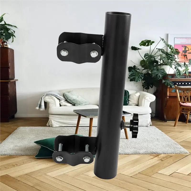 NEW HOT In Stock-RV For Outdoor Flagpole Holder Ladder Carbon Steel Bracket Kit For Flags For Campers Motorhomes