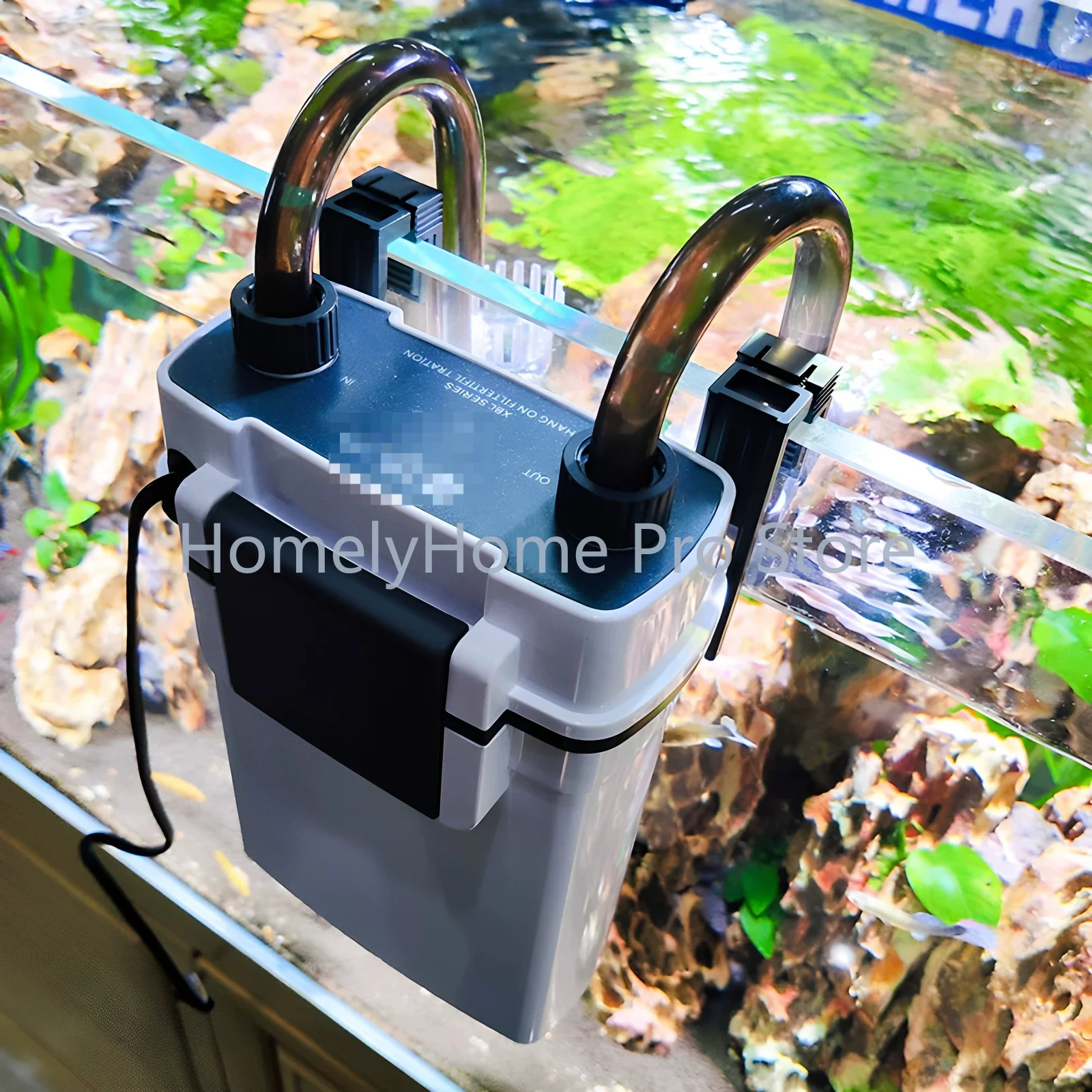Fish tank filter wall-mounted external small silent external water purification filtration circulation system