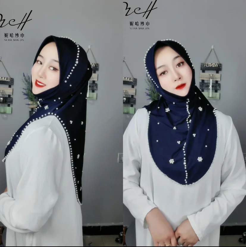 Long Muslem Clothing Instant Convenient Women Hijab