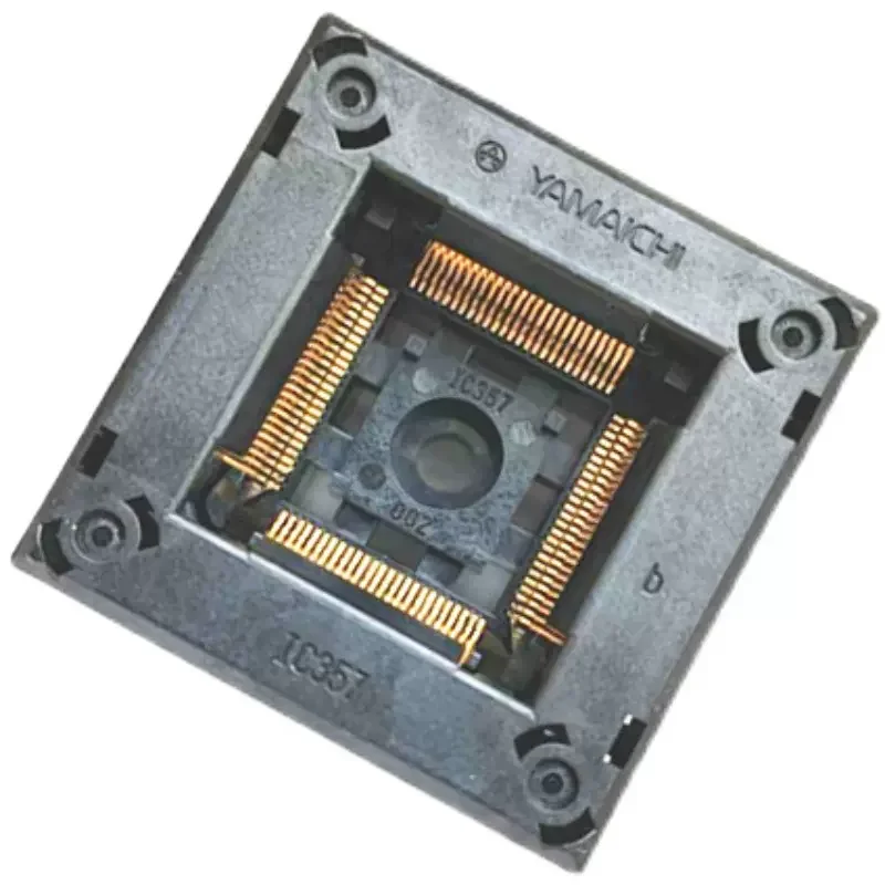 Opentop IC357-1004 LQFP100 soket uji pemrograman soket Burn-in Socketstest bench