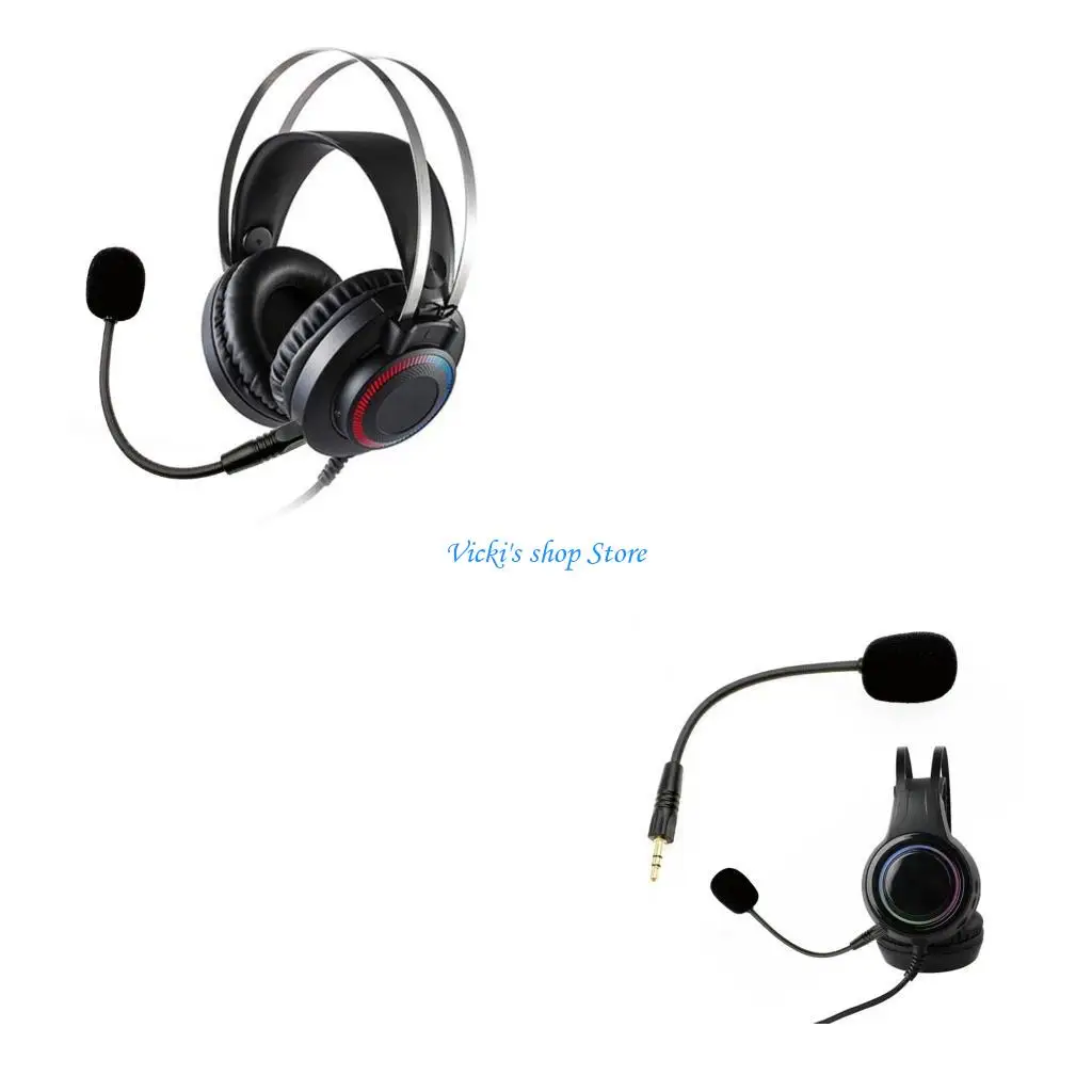 

Detachable Microphones for Havit H2002d Headsets Easy Installation 3.5mm Interfaces