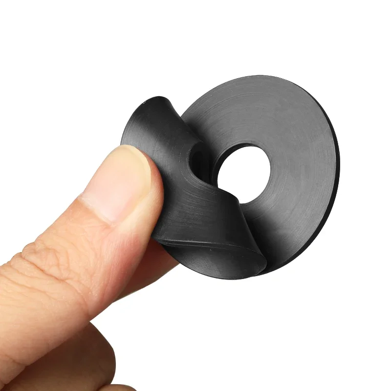 Black Silicone Rubber Flat Washer M2 M2.5 M2.7 M3 M4 M5 M6 M8 M10 M12 M16 M20 Silicone Washer Flat Washer Seal Ring Gasket