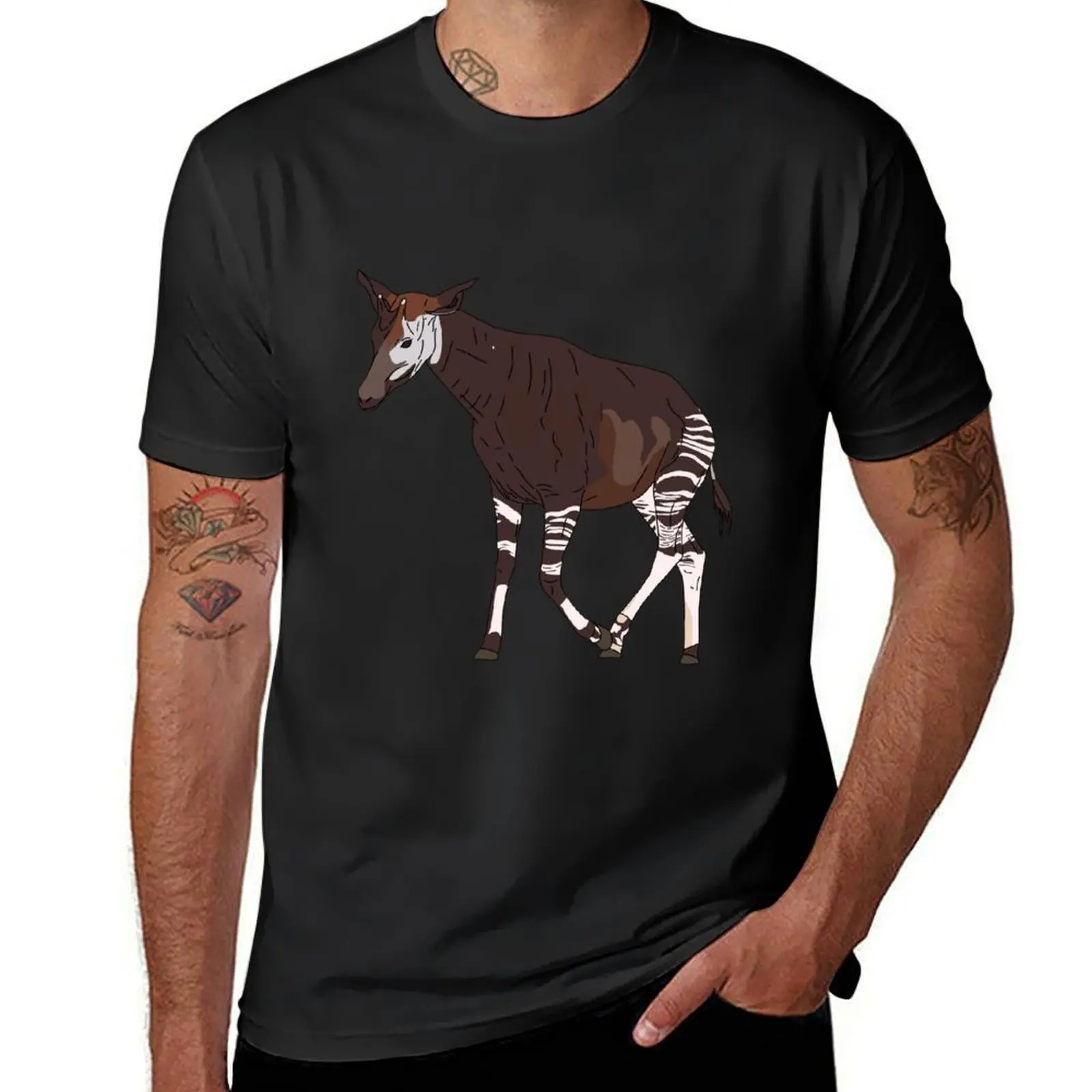 Okapi T-Shirt heavyweights Aesthetic clothing new edition tops mens t shirts casual stylish