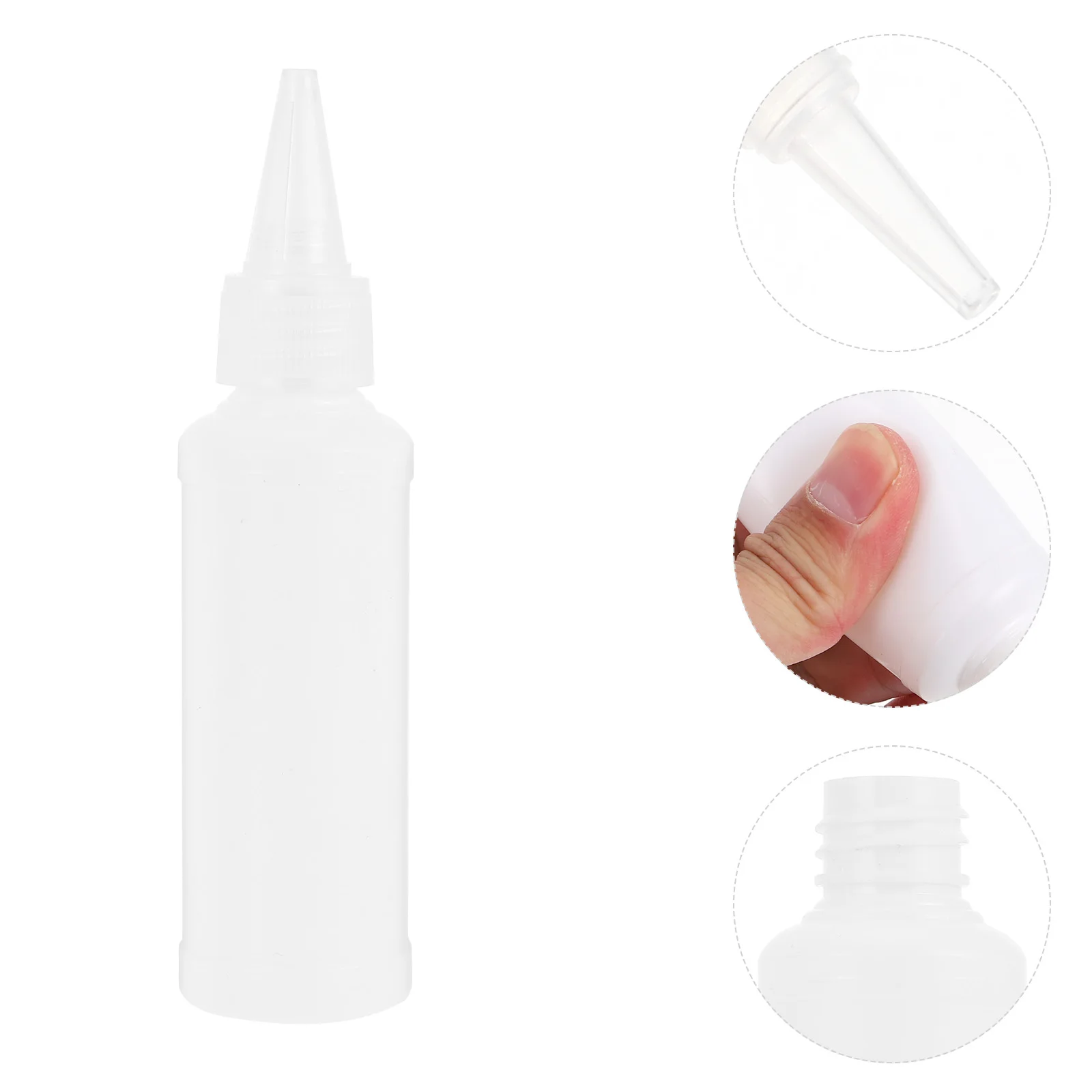 

25pcs Squeeze Bottles Hair Dye Applicator 50Ml Refillable Leak-Proof For Hair Coloring Body Lotion Shampoo Tattoo Ink