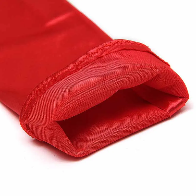 Gants Longs sans Doigts en Satin pour Femme, Crochet, Robe de Mariée, Spectacle, ix, Style Rétro, Accessoires d'Opéra