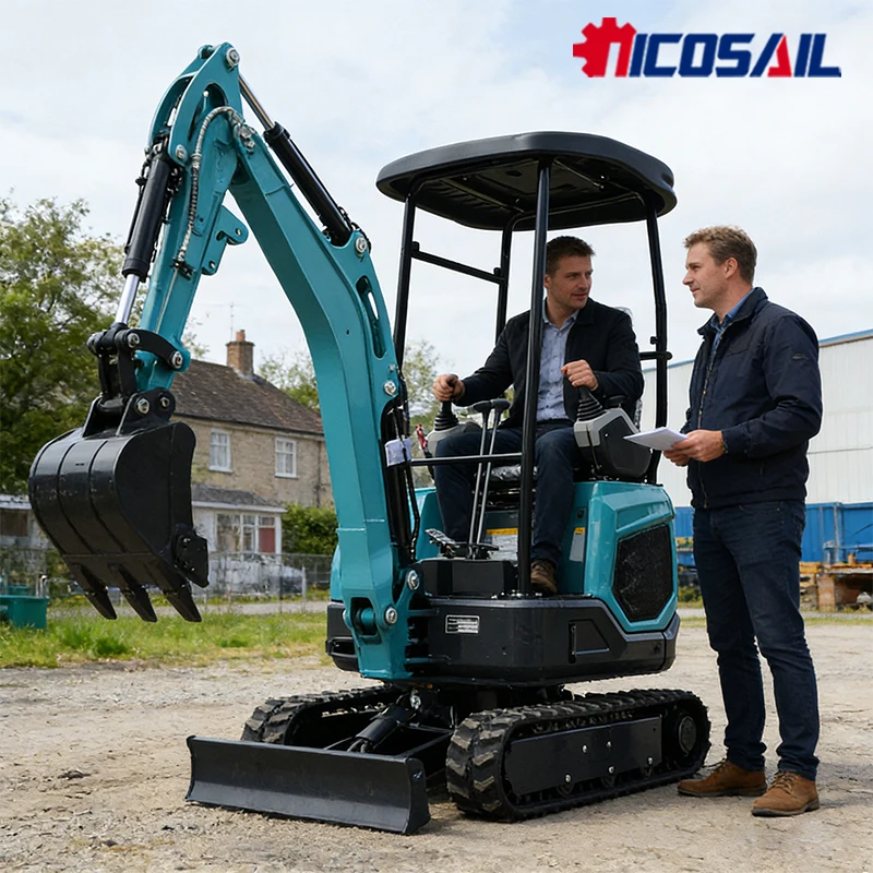 

1.8ton Mini Excavator With Adjustable Track Width Durable Rubber Track Crawler Digger For Long Service Life
