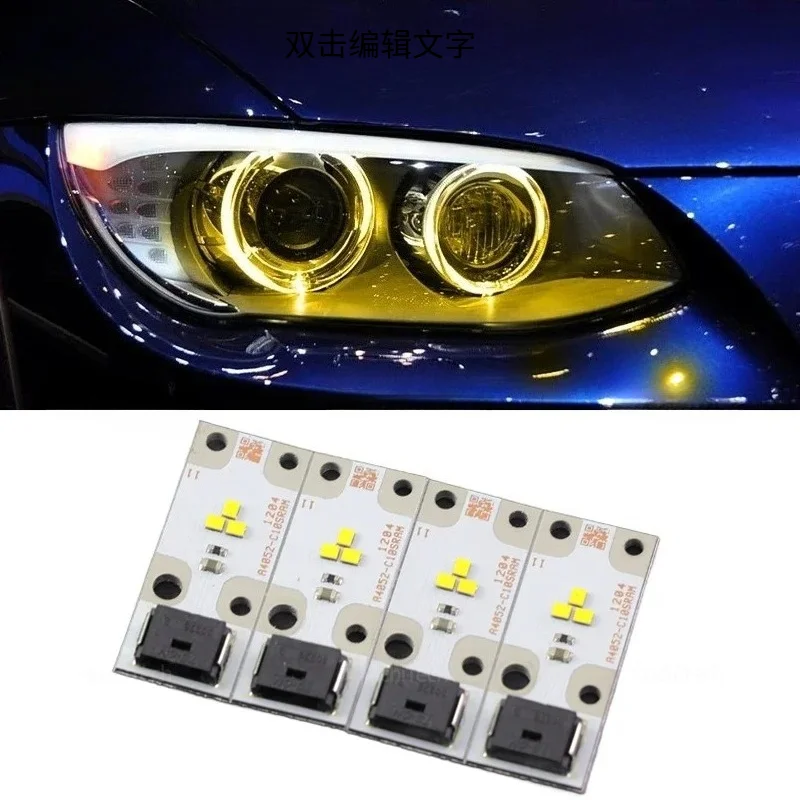 

Желтые светодиодные модули Angel Eyes DRL для BMW 4 серии F32 F33 F36 F25 X3 Pre-LCI 2014-2017, дневные ходовые огни, 63117263051