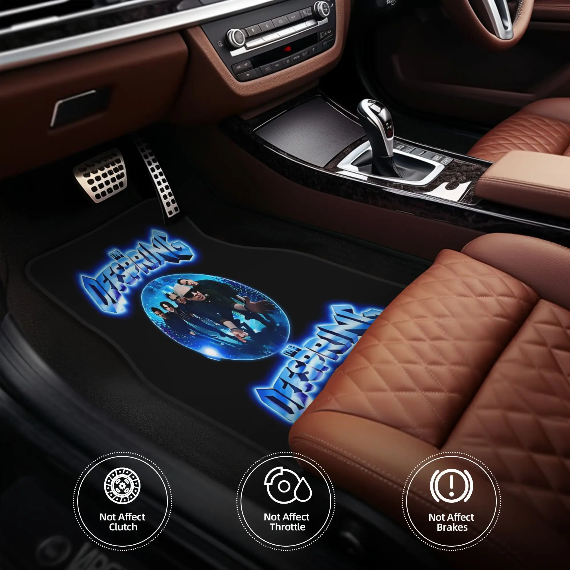 The Off Spring The Unforgettable Tracks Of Americana(3 Universal Car Mats Set Of Four Fits Front And Rear Footwells Ideal For Ke