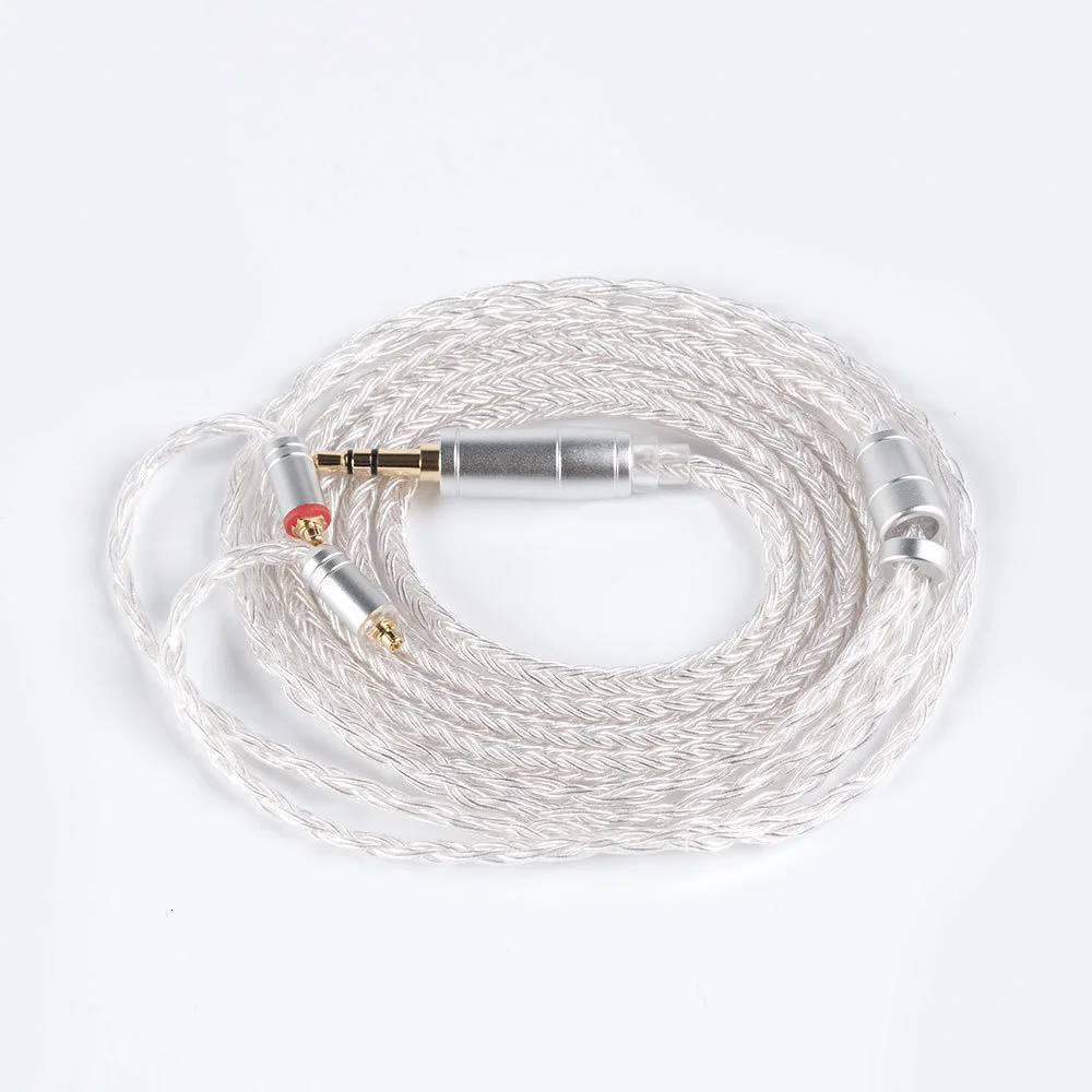 KBEAR 16-adriges, verbessertes, versilbertes, symmetrisches Kabel, 2,5/3,5/4,4 mm, kabelgebundener Kopfhörer, MMCX/QDC/2PIN-Anschluss für KZ KBEAR BL03 KS1 – Detail 12