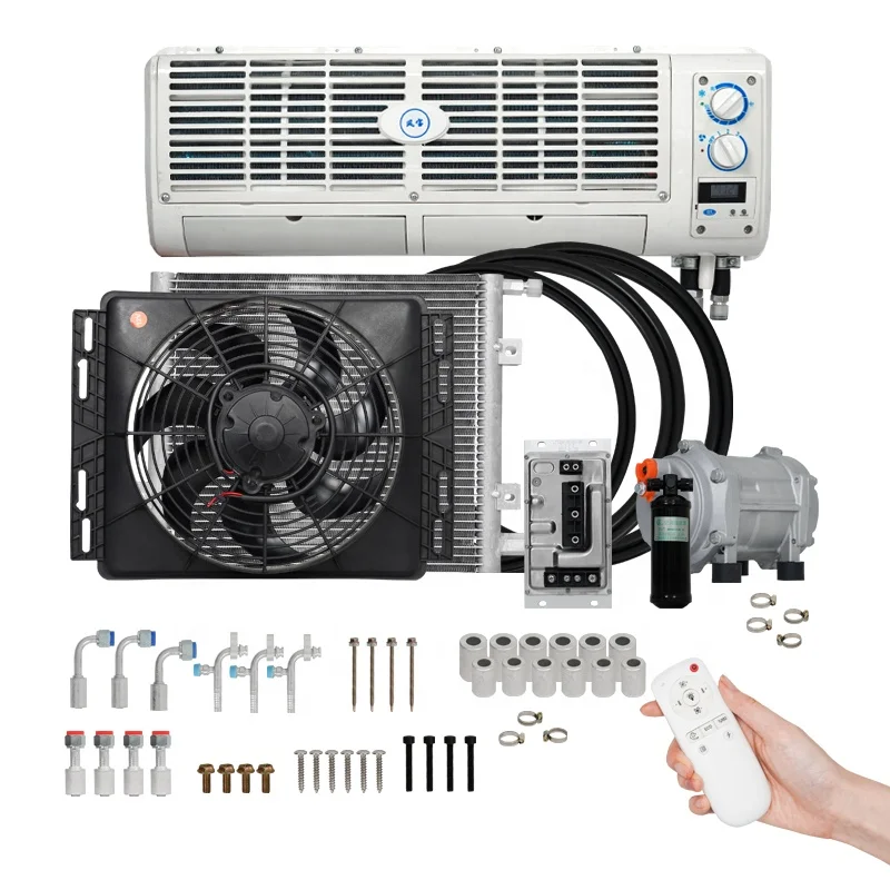 

24V 12V RV Van Truck Electric Air Conditioner Car Parking Cooler Car Air Conditioning System