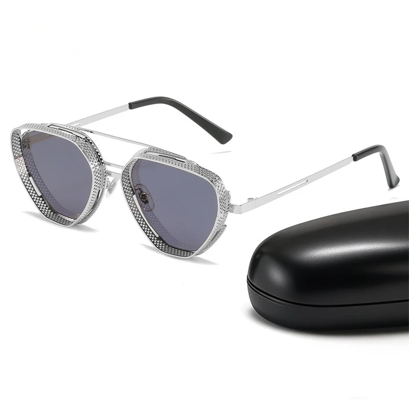 

Cat Eye Sunglasses For Women Men Personality Car Driving UV400 Metal Sun Glasses Brand Design Luxury Vintage Male Ladies Eyewear