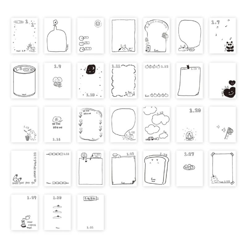 372 แผ่นง่าย 2025 Mini ปฏิทินหมายเหตุปฏิทินแบบพกพาเครื่องเขียนนักเรียนปฏิทินที่ละเอียดอ่อนโรงเรียนอุปกรณ์สํานักงานของขวัญ