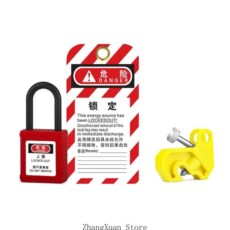 3XUF Industrial Safety Lock Corrosions Resistant Nylons Manual Locking For Electrical Equipment Isolation