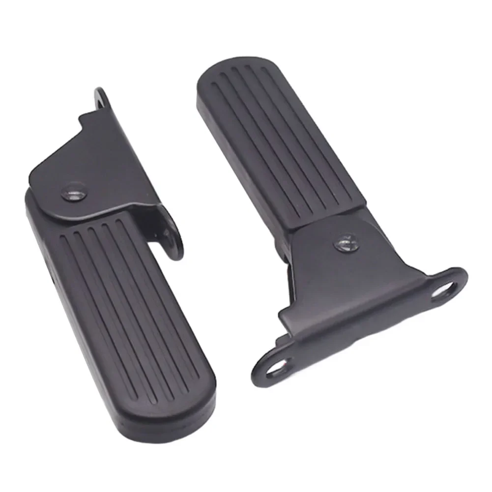 

1 Pair Electric Moped Front Pedal Scooter Front Foldable Pedal Leg Support Pad Thickened Steel Plate E-bike Accessories 5cm Size