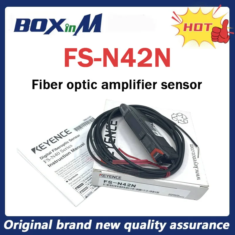 100% NEW KEYENCE FS-N42N Fiber optic amplifier sensor