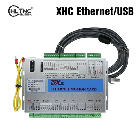 XHC MKX-ET Ethernet USB Mach3 Breakout Board 3 4 6 Axis Motion Control Card 2MHz Support For CNC Engraver Stepper Servo Motor