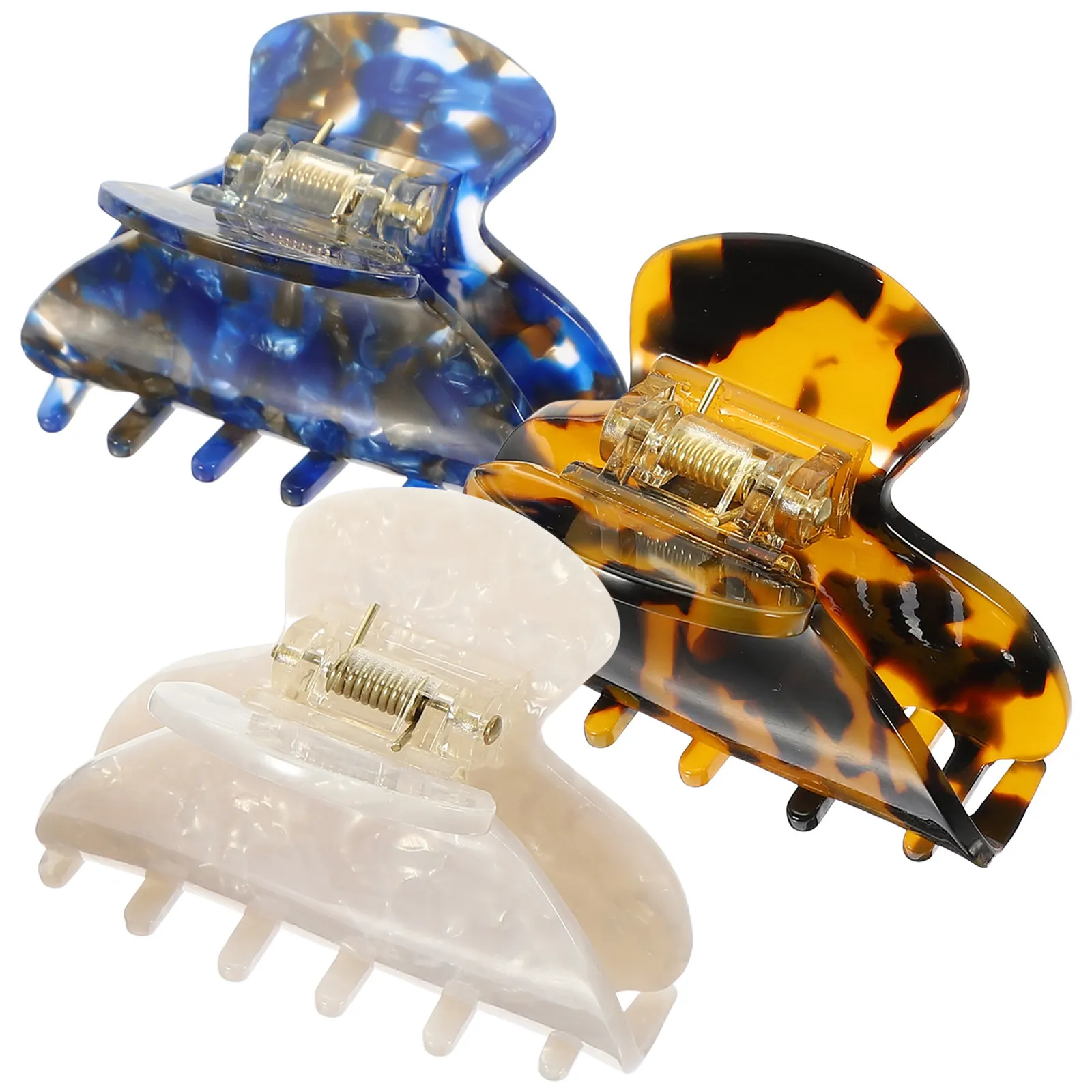 

3Pcs Hair Jaw Clips for Women Small Claw Clips Barrette Hair Accessories for Ponytail Bun Styling Daily Office School Use