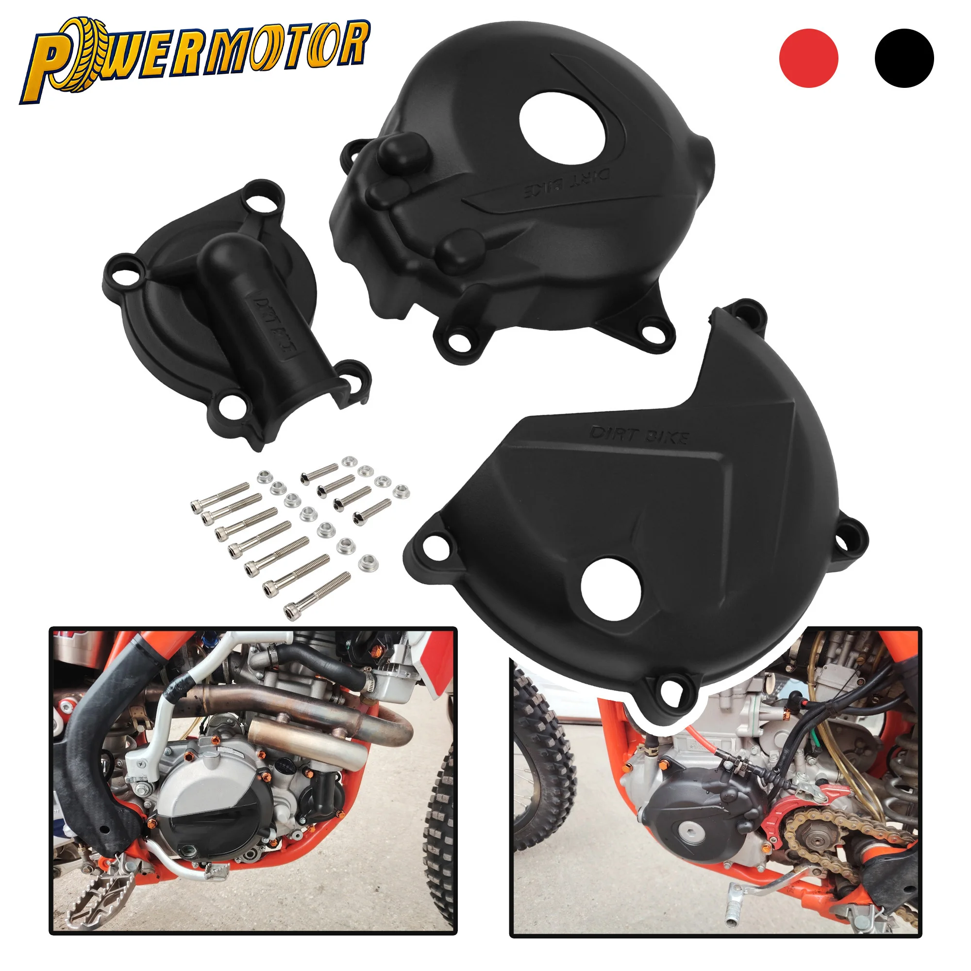 

Motocross Engine Protective Cover For ZONGSHEN NC250 KAYO T6 K6 BSE J5 RX3 ZS250GY-3 4 Valves Dirt Bike Magneto Clutch Guard