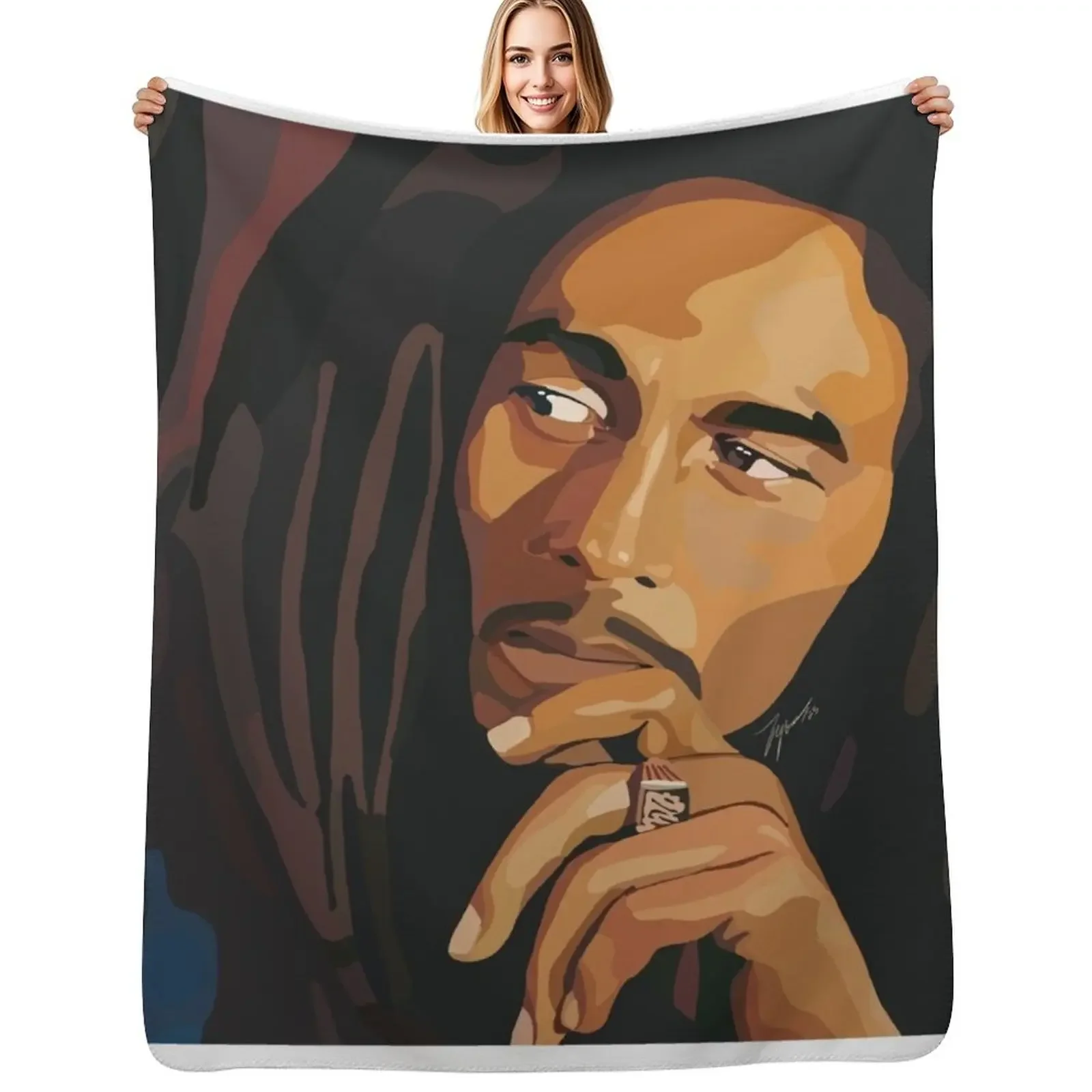 

Legend - The Best of Bob Marley and the Wailers Throw Blanket Baby Sofa Throw heavy to sleep Blanket