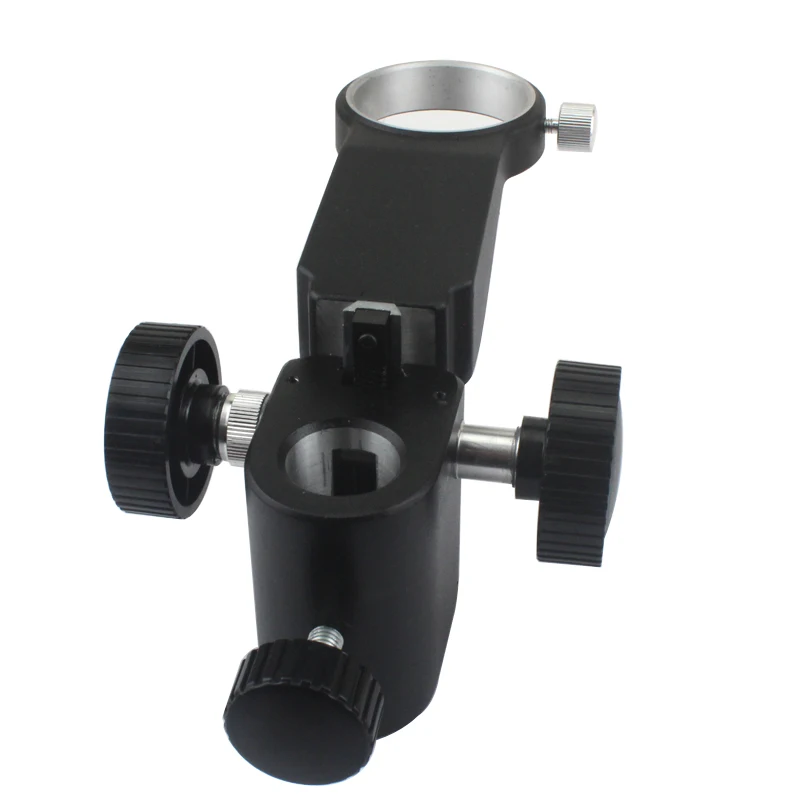 Stereo Microscope Adjustment Focus Arm 50mm/25mm Diameter Microscope Head Holder Ring Arbor Stand Bracket