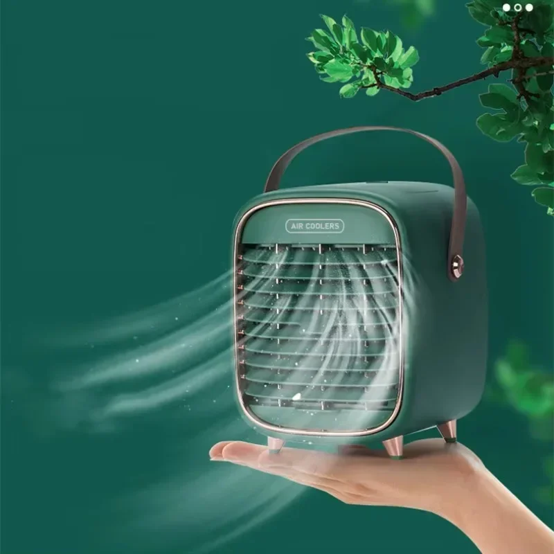 Creative Summer Desktop Modern Small USB Air Conditioning Mini Fan Portable Air Conditioning