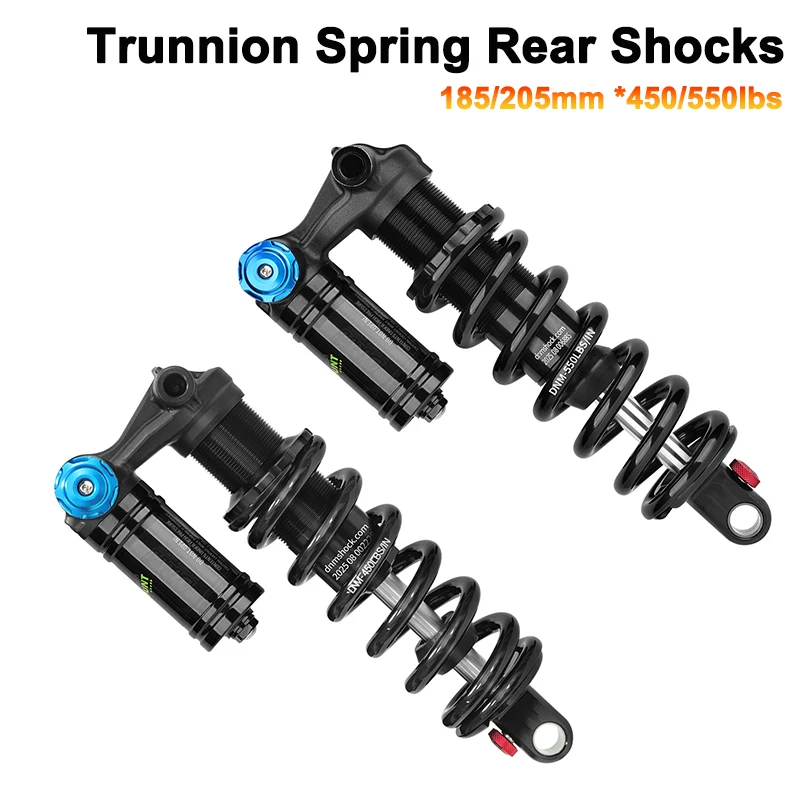 

DNM TRU-3 Bicycle Rear Shocks Trunnion Spring Suspension MTB Rear Shock Absorber 185/205mm Winter Cycling Accessories