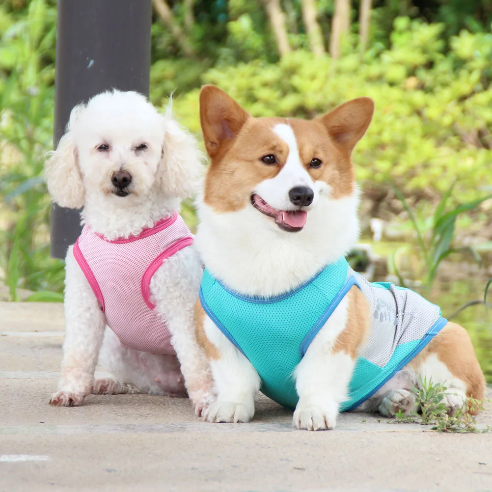 

Dog Vest Summer Cooling Vests for Dogs Pet Apparel Thin Comfortable Design Cute Accessories Lightweight Breathable Dog Clothes